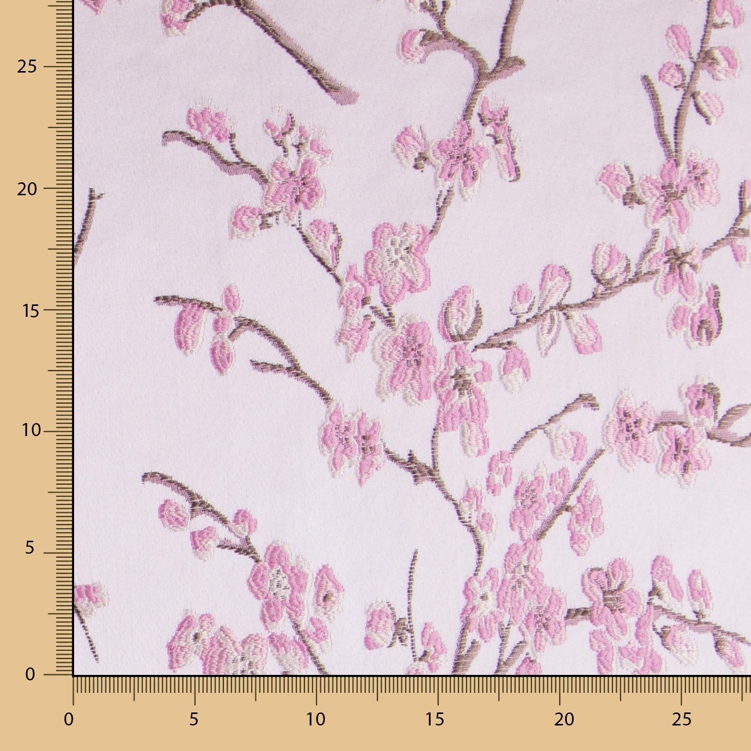 Jacquard Damasco Japo Rosa - Ribes y Casals