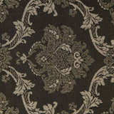 Jacquard Damasco Lúrex Negro Oro - Ribes y Casals