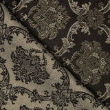 Jacquard Damasco Lúrex Negro Oro - Ribes y Casals