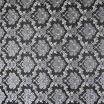 Jacquard Damasco Lúrex Negro Plata - Ribes y Casals
