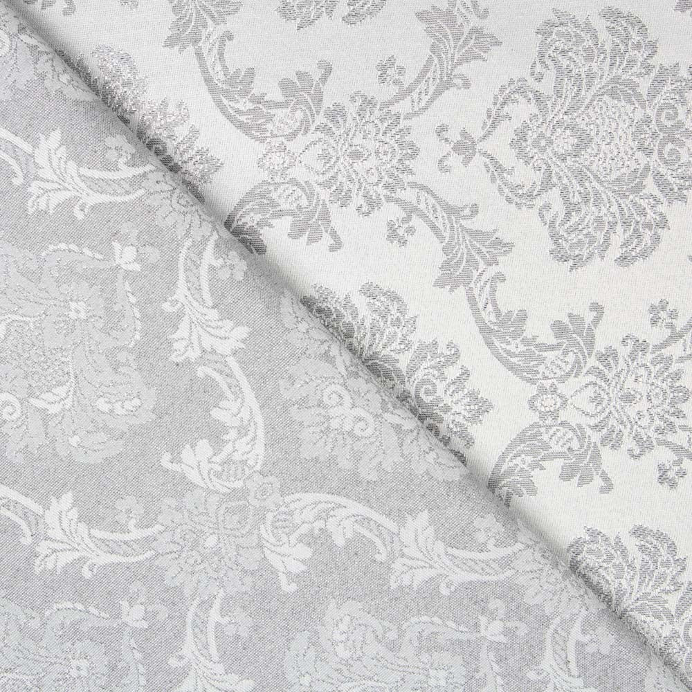 Jacquard Damasco Lúrex Plata - Ribes y Casals