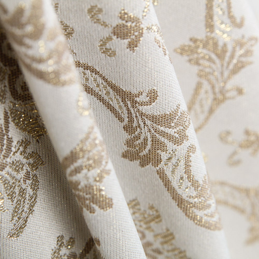 Jacquard Damasco Lúrex Visón - Ribes y Casals