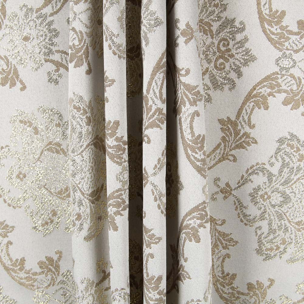 Jacquard Damasco Lúrex Visón - Ribes y Casals