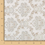 Jacquard Damasco Lúrex Visón - Ribes y Casals