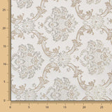 Jacquard Damasco Lúrex Visón - Ribes y Casals