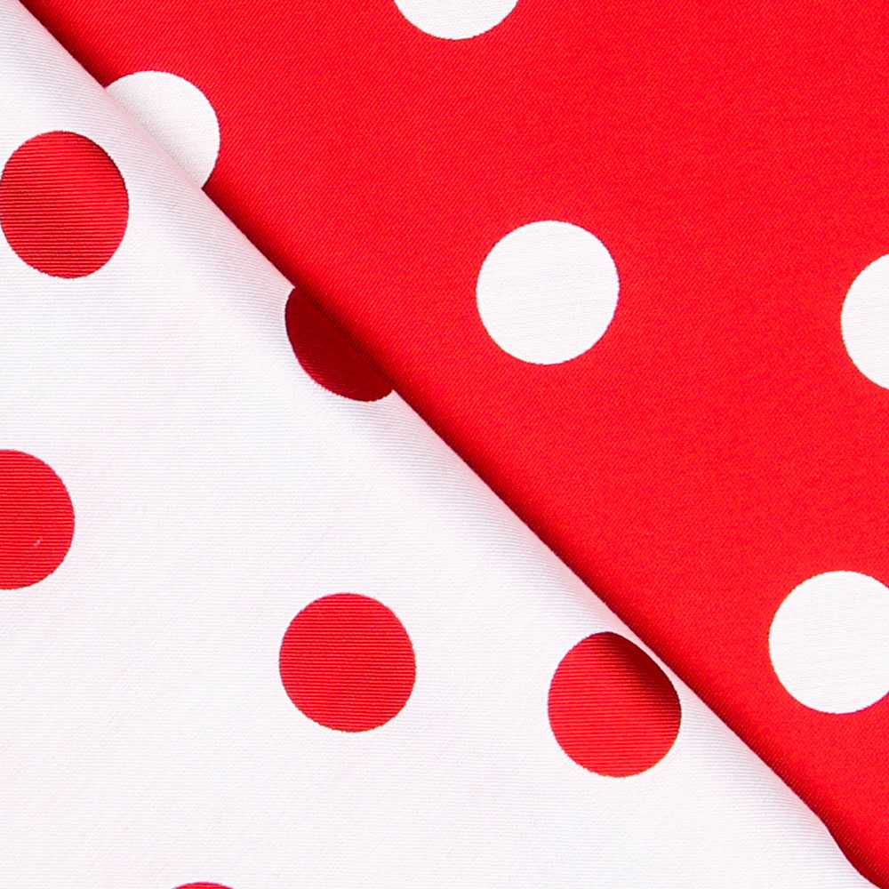 Jacquard Dos Caras Lunar Rojo - Ribes y Casals