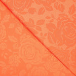 Jacquard Floral Mandarina - Ribes y Casals