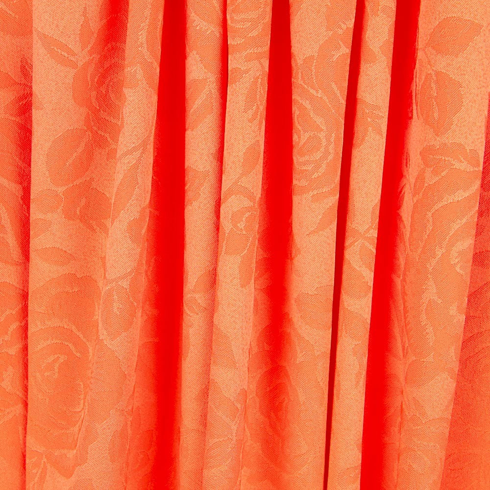 Jacquard Floral Mandarina - Ribes y Casals