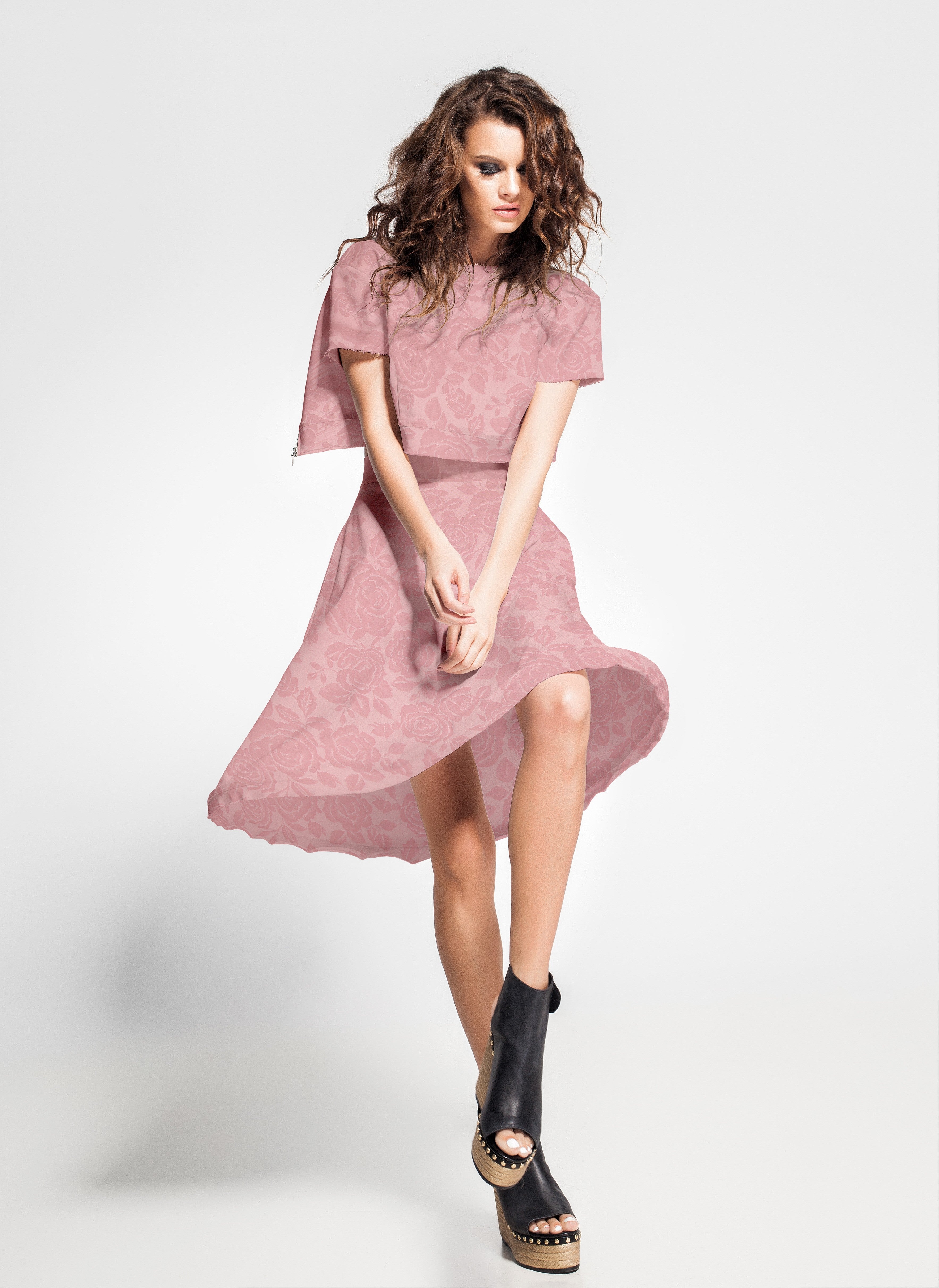 Jacquard Floral Maquillaje - Ribes y Casals