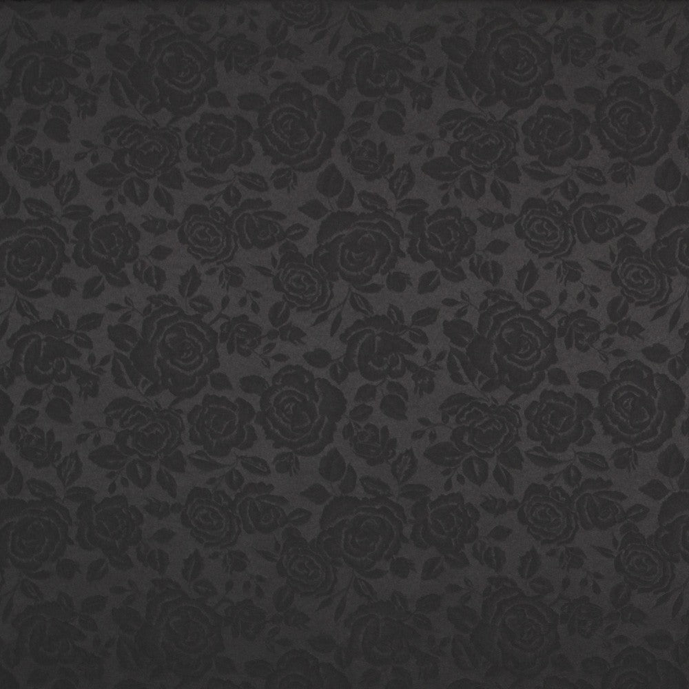 Jacquard Floral Negro - Ribes y Casals