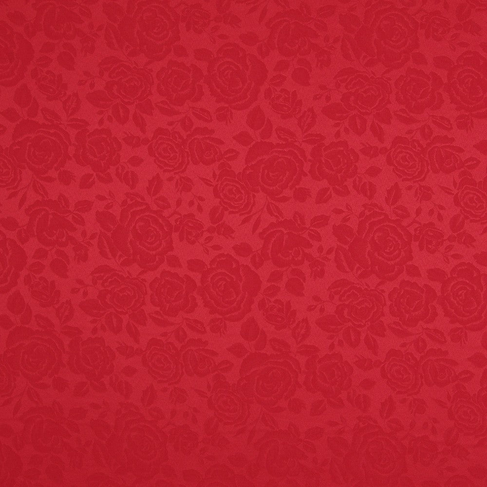 Jacquard Floral Rojo - Ribes y Casals