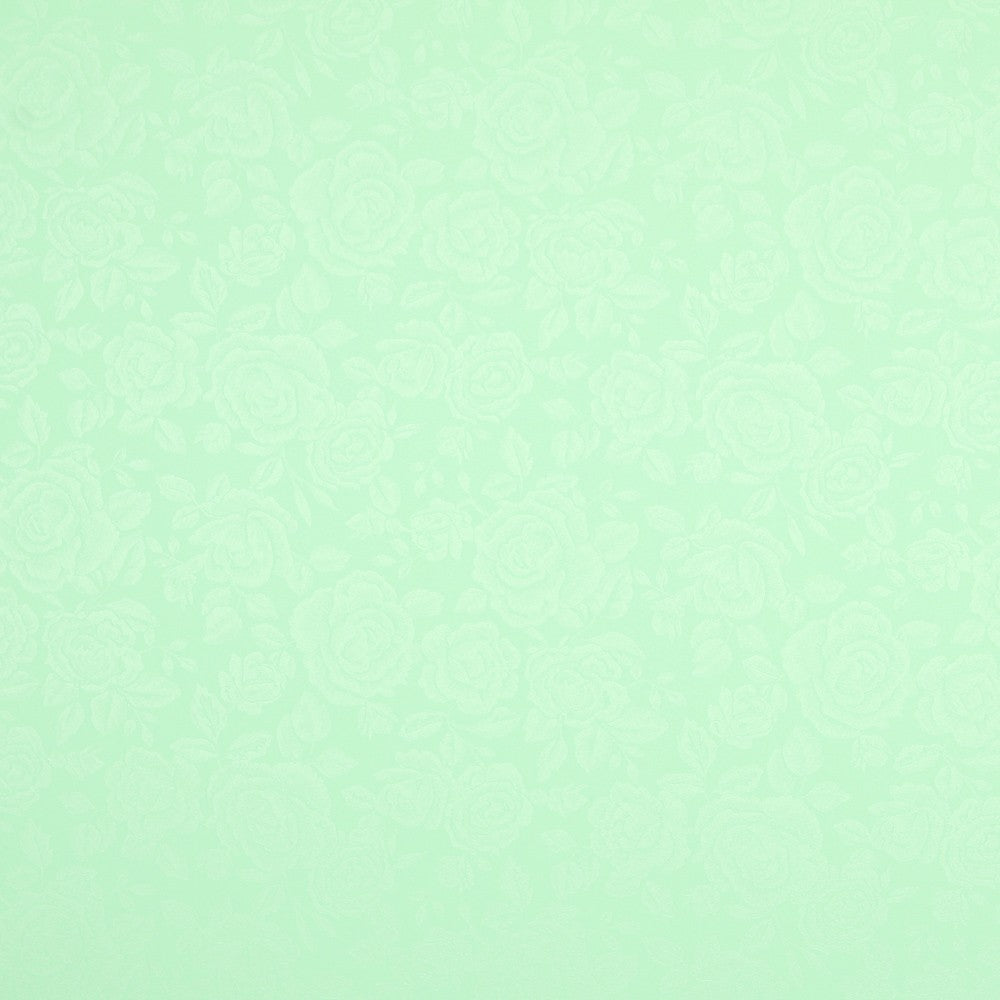 Jacquard Floral Verde Menta - Ribes y Casals