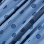 Jacquard Lunares Azul 3cm - Ribes y Casals