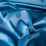Jacquard Lunares Azul 3cm - Ribes y Casals