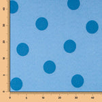 Jacquard Lunares Azul 3cm - Ribes y Casals