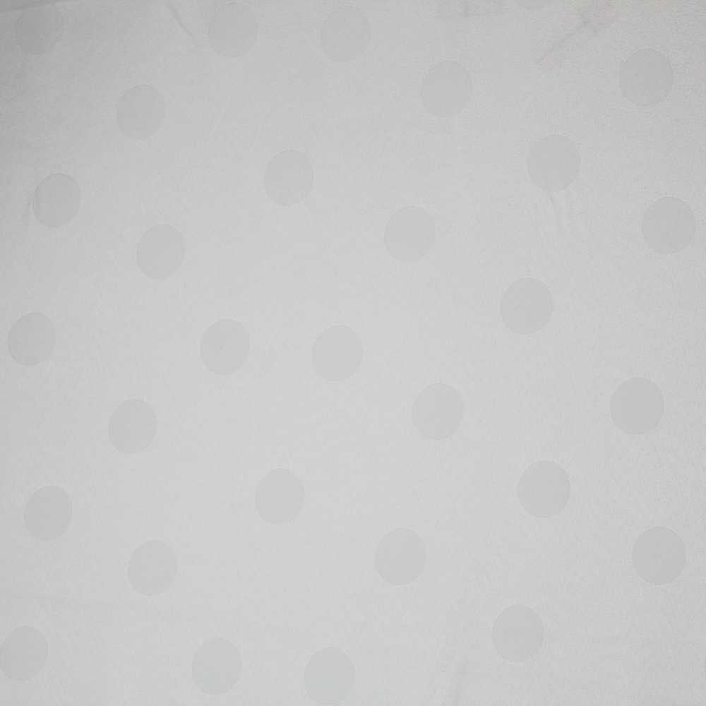 Jacquard Lunares Crudo 3cm - Ribes y Casals