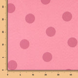 Jacquard Lunares Rosa 3cm - Ribes y Casals