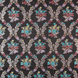 Jacquard Lurex Boquet Negro - Ribes y Casals
