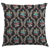 Jacquard Lurex Boquet Negro - Ribes y Casals