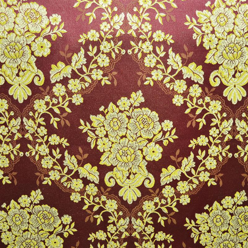 Jacquard Lúrex Granate - Ribes y Casals