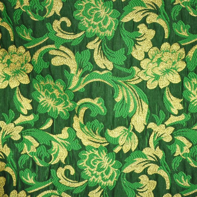 Jacquard Lúrex Verde - Ribes y Casals