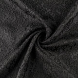 Jacquard Spandex Flor Negro - Ribes y Casals