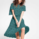 Jacquard Spandex Verde Botella - Ribes y Casals