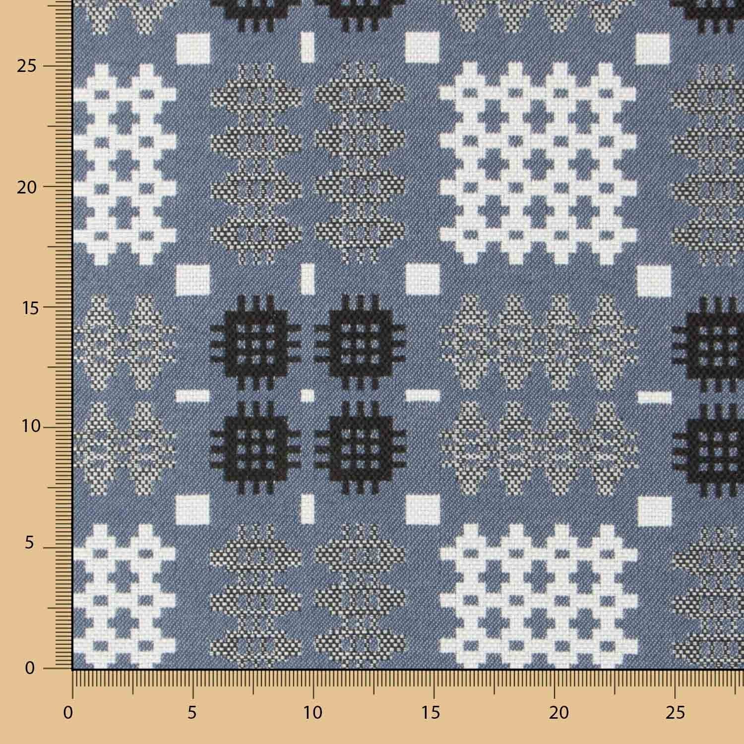Jacquard Tapicería Inutt Azul - Ribes y Casals