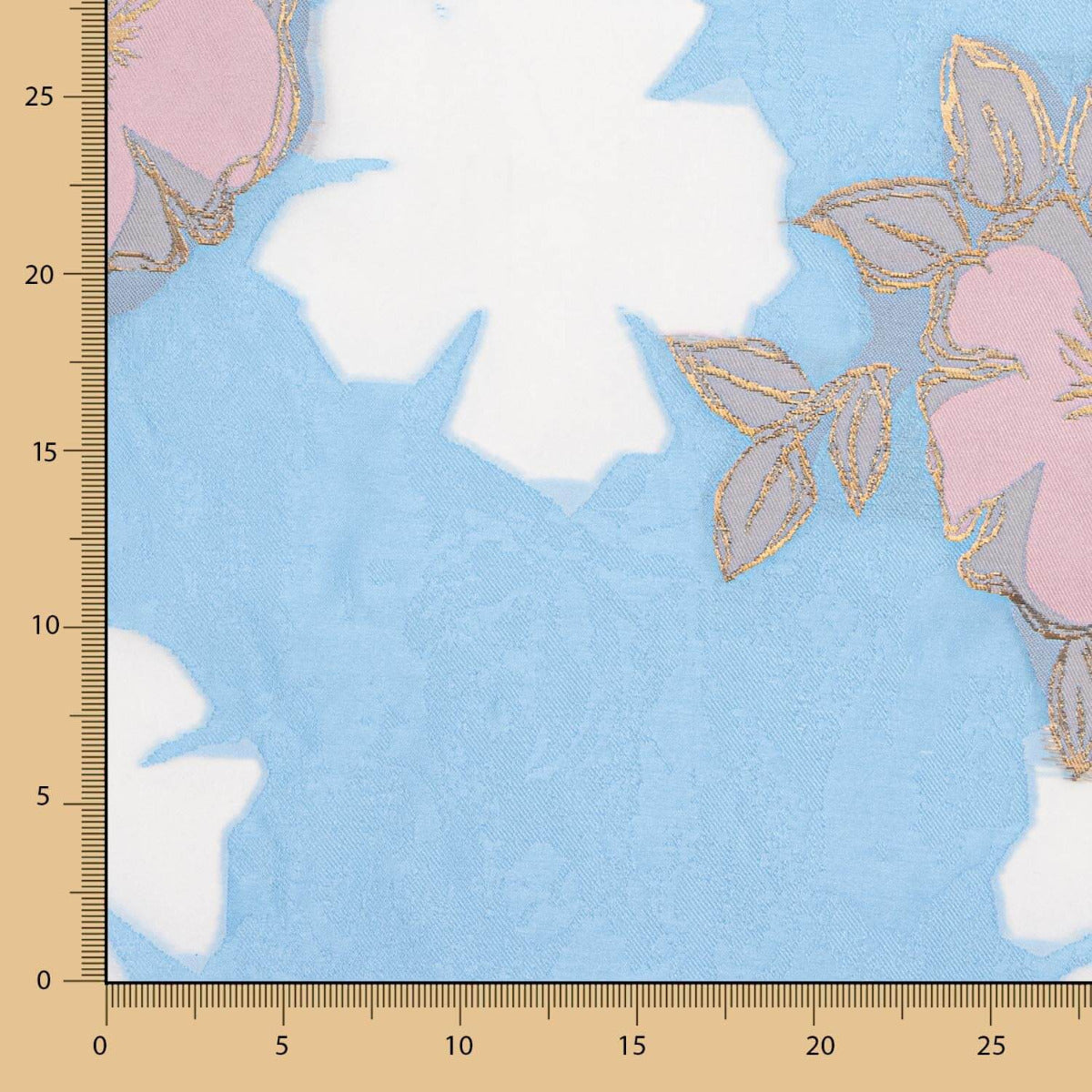 Brocado Kimono Azul Celeste - Ribes y Casals