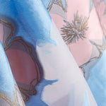 Brocado Kimono Azul Celeste - Ribes y Casals