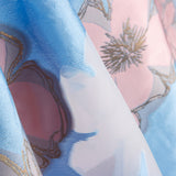 Brocado Kimono Azul Celeste - Ribes y Casals