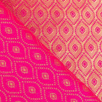 Jacquard Bicolor Rombos Fucsia - Ribes y Casals