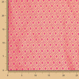 Jacquard Bicolor Rombos Fucsia - Ribes y Casals