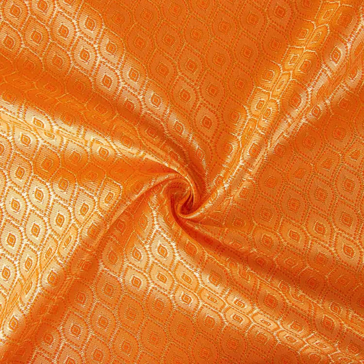 Jacquard Bicolor Rombos Naranja - Ribes y Casals