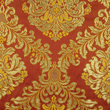 Jacquard Brocado Florencia Granate y Dorado - Ribes y Casals