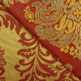 Jacquard Brocado Florencia Granate y Dorado - Ribes y Casals