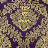 Jacquard Brocado Florencia Morado y Dorado - Ribes y Casals