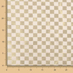 Brocado Cuadro Damero Oro - Ribes y Casals