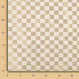 Brocado Cuadro Damero Oro - Ribes y Casals