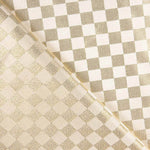 Brocado Cuadro Damero Oro - Ribes y Casals