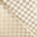 Brocado Cuadro Damero Oro - Ribes y Casals