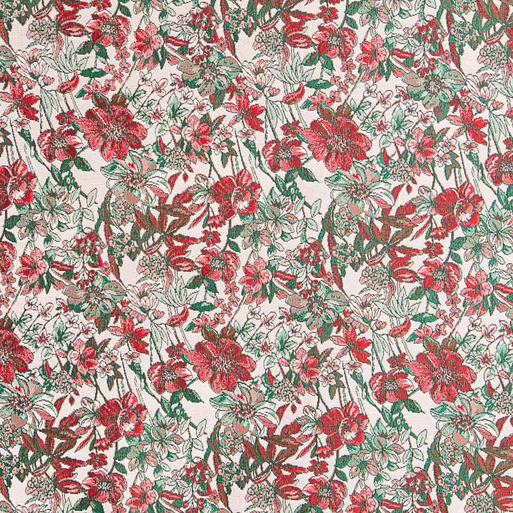 Jacquard Floral Blanco - Ribes y Casals