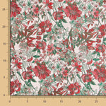 Jacquard Floral Blanco - Ribes y Casals