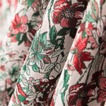 Jacquard Floral Blanco - Ribes y Casals