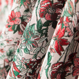 Jacquard Floral Blanco - Ribes y Casals