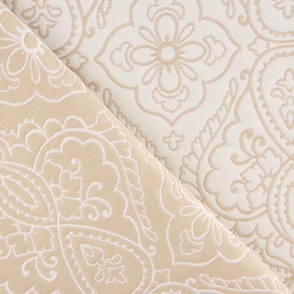 Jacquard Geométrico Blanco - Ribes y Casals