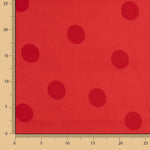Jacquard Lunar 3cm Rojo - Ribes y Casals