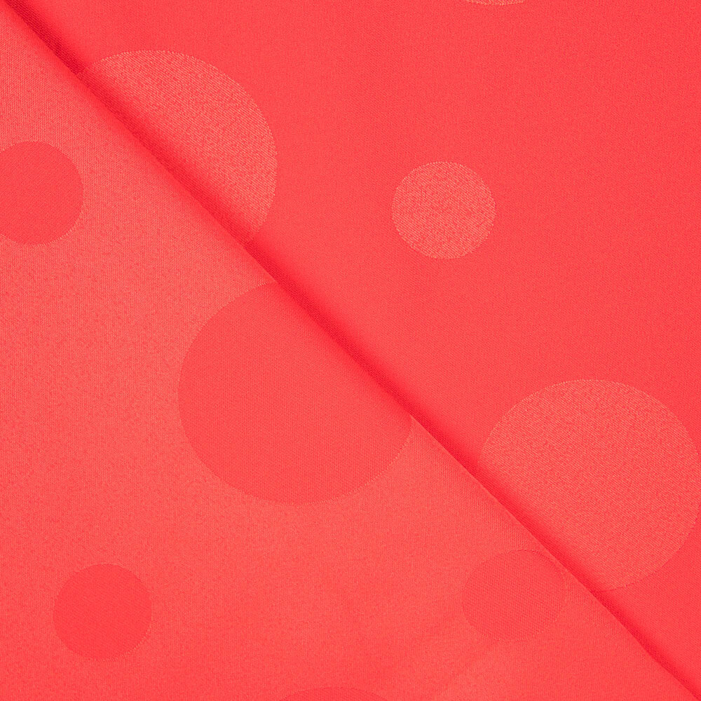 Jacquard Lunares Coral - Ribes y Casals