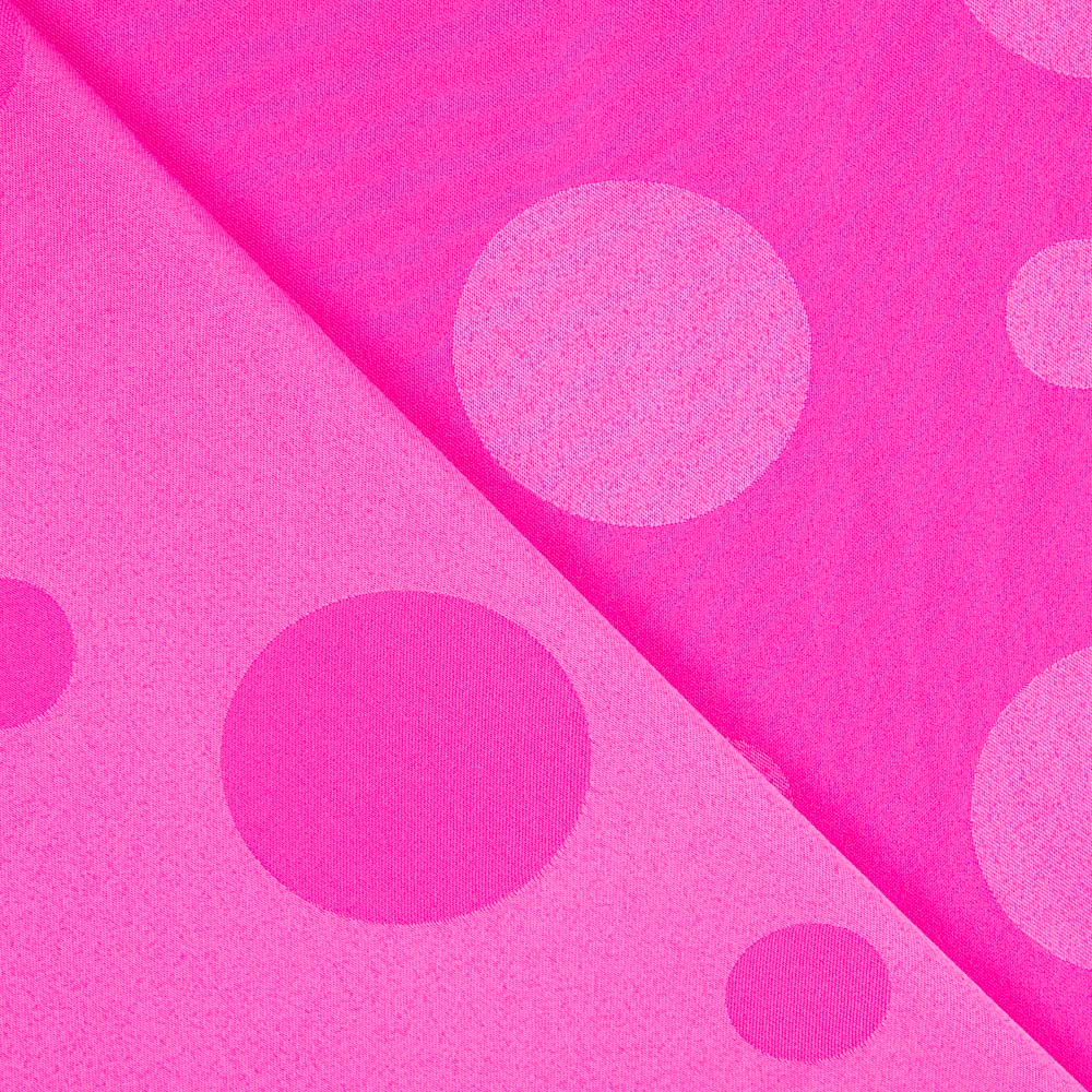 Jacquard Lunares Fucsia - Ribes y Casals