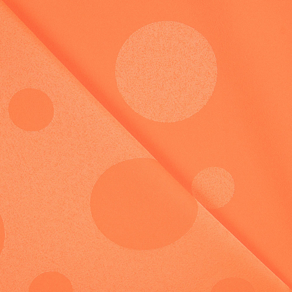 Jacquard Lunares Mandarina - Ribes y Casals